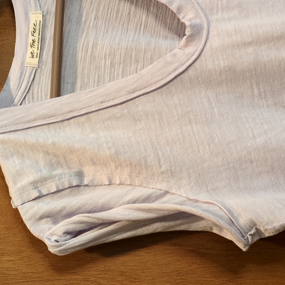 We The Free Lunar Bloom Tee In Lilac Bloom Size S - Picture 5 of 7